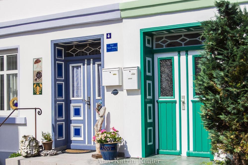 Ferienhaus Am Ufer - Ferienwohnung Strandsand ซาสนิทซ์ ภายนอก รูปภาพ